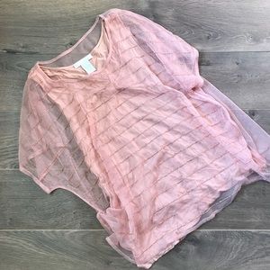 Blush blouse
